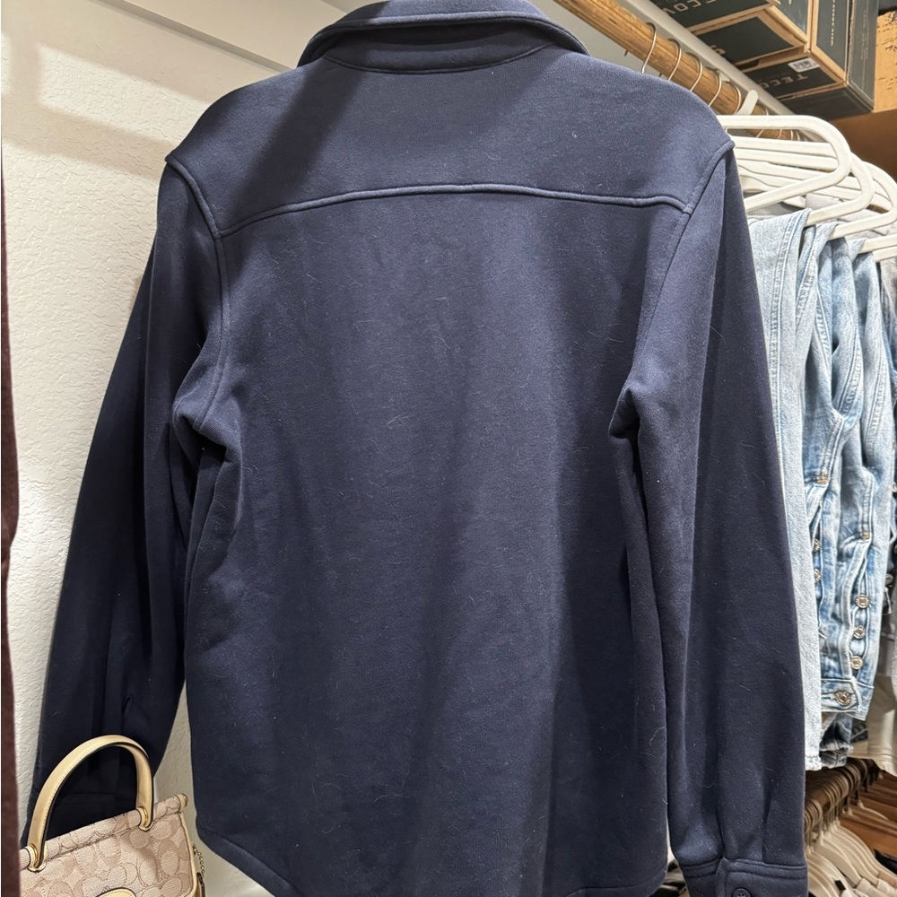 Aritzia TNA Cozy Fleece Boyfriend Shirt NWOT - Picture 4 of 6
